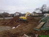 Bagger bei der Arbeit