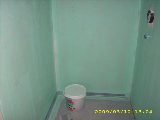 Dusche gestrichen