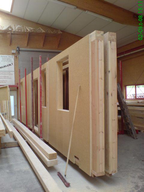 Hauswand Rohbau