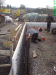 Leerrohre f�r die W�rmepumpe
