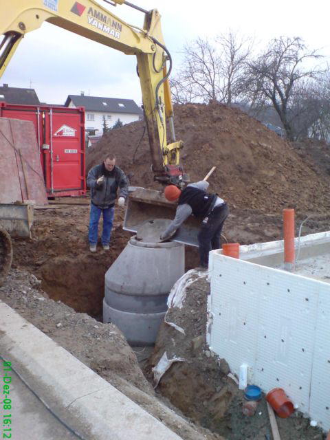 Regenwasserschacht