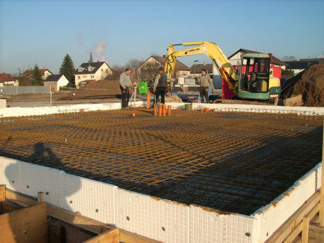 Stahlmatten verlegt