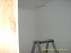 Strukturfarbe wei� gestrichen
