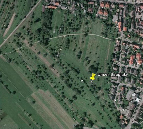 Bauplatz Google earth
